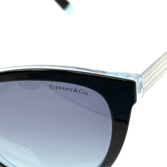 Tiffany & Co Women\'s Sunglasses Silver Diamond Point Black Blue TF4159 8274/9S main image 8